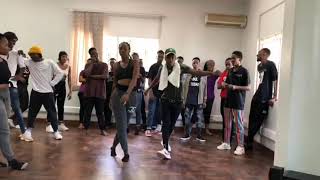 Master KG  jerusalema feat Nomsebo Official Video dance [upl. by Barren]