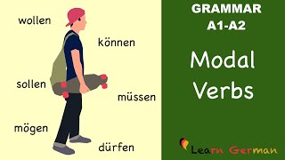 Learn German  German Grammar  Modalverben  Modal verbs  A1 [upl. by Barbe]