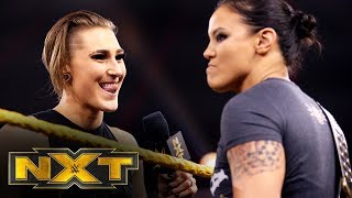 Rhea Ripley confronts Shayna Baszler WWE NXT Nov 27 2019 [upl. by Ltney]