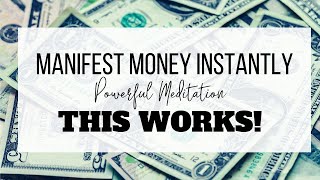 Manifest Money FAST  15 Minute Meditation [upl. by Tahpos]