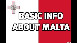 Malta  Basic Information  Everyone Must Know [upl. by Schuler]