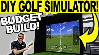 Home Golf Simulator  SEE MY NEW AFFORDABLE DIY SETUP 2024 Updates Mevo amp SkyTrak Demo [upl. by Sofko]