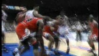 NBA Moment  1993 Bulls block Charles Smith [upl. by Aldridge]