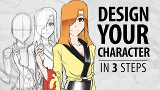 CHARACTER DESIGN  Step by Step Tutorial  Drawinglikeasir [upl. by Adniram]