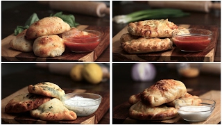 Mini Calzones 4 Ways [upl. by Tomkiel]