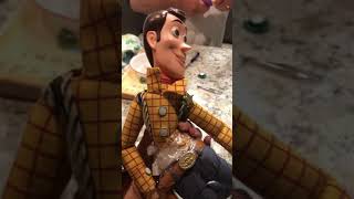 Fixing Pull String Toy Story Woody Doll [upl. by Dyun857]