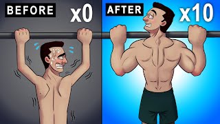 Go from 0 to 10 PullUps FAST [upl. by Tennes]