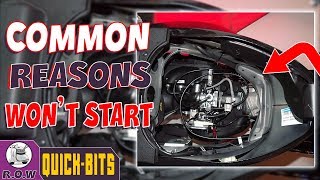 Common Reasons Scooter Wont Start [upl. by Sherill177]