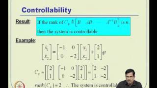 Mod08 Lec20 Controllability and Observability of linear Time Invariant Systems [upl. by Akahc668]