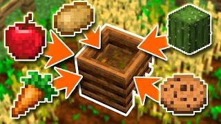 How To Use The New Composter In Minecraft [upl. by Esydnac]