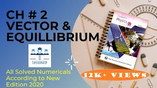 All solved numerical of Chapter 2 Vector amp Equilibrium  class 11 Physics Year 2022 [upl. by Katie]