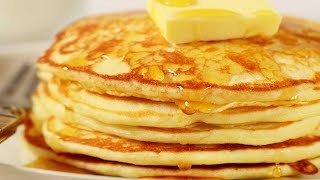 Pancakes Recipe Demonstration  Joyofbakingcom [upl. by Baggett]