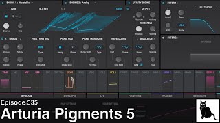 Arturia Pigments 5 Demo and tutorial of new features and preset banks [upl. by Maurie]