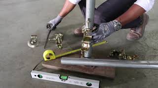 Scaffolding Proper clamping demonstration [upl. by Mafala]