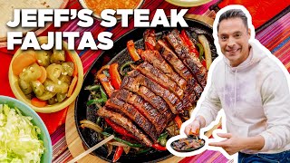 How to Make Skirt Steak Fajitas with Jeff Mauro  The Kitchen  Food Network [upl. by Kellia]