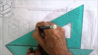 DIBUJO TECNICO  ISOMETRICOS  PRACTICA PARA DIBUJAR MODELOS [upl. by Gabriello]