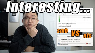 Testing File Transfer SMB vs NFS with CPU Bottleneck [upl. by Heda]