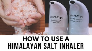 How To Use A Himalayan Salt Inhaler [upl. by Ardnnek]