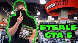 Kid Temper Tantrum Returns To Gamestop To STEAL GTA 5 [upl. by Eibrad333]