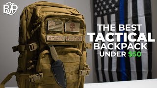 The Best Tactical Backpack Under 50 on Amazon Unboxing amp Review 2021 [upl. by Eiramenna591]