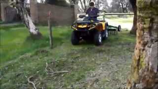 HAYES ATV RAKE DEMO [upl. by Pauli]