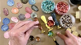 Wax Seals Made Easy  Tips and Techniques [upl. by Engamrahc]