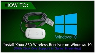 Connect Xbox 360 Wireless Receiver to Windows 10 [upl. by Ahsurej547]