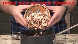 Home bar Recipes Orgeat [upl. by Anaylil]