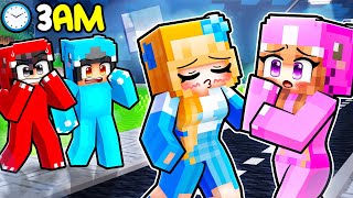 Crystal is SLEEPWALKING At 3AM In Minecraft [upl. by Hsenid]