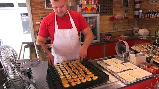 Dutch Street Food  Poffertjes [upl. by Nnahtur917]