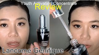 Review Lancôme genifique youth activating concentrate serum  Luxurious skincare [upl. by Clarey]