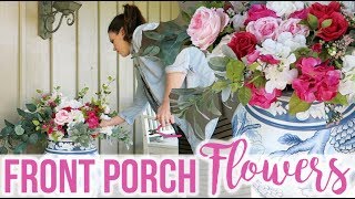 Front Porch Flowers  Artificial Floral Arrangement [upl. by Morra]