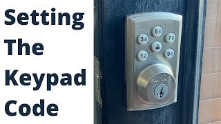 Kwikset Smartcode 888  How To Program The Keypad [upl. by Burroughs]