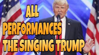 The Singing Trump  All Performances  Americas Got Talent 2017  Talent Worldwide [upl. by Amak219]