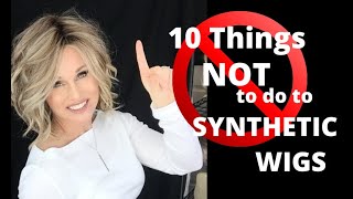 10 Things N🚫T to do to SYNTHETIC WIGS  TAZS Tips amp Tricks [upl. by Sheffie928]