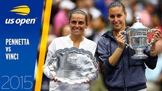 Flavia Pennetta vs Roberta Vinci Full Match  US Open 2015 Final [upl. by Dugan769]