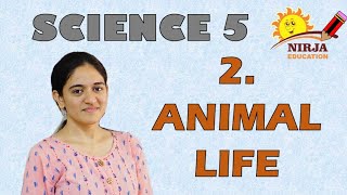 Class 5 Science chapter 2 Animal Life  animal life  class5  science  science chapter 2  ncert [upl. by Koblick728]