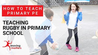 How to Play Tag Rugby Primary School PE [upl. by Territus]