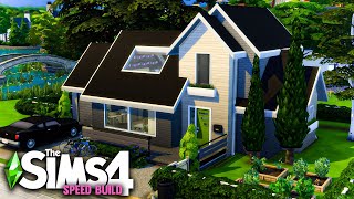 DOM Z PODDASZEM The Sims 4 Speed Build BEZ MODÓW [upl. by Onairelav]