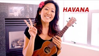 Havana  Camila Cabello  Cynthia Lin Ukulele Tutorial [upl. by Senalda]