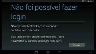 RESOLVIDO quotNão é possível estabelecer uma conexão confiável com o servidorquot [upl. by Ribble379]