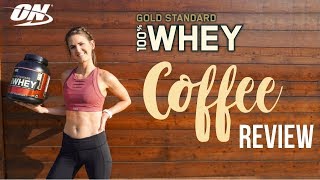 ON Gold Standard Whey  Coffee Protein Taste Review [upl. by Greggs]