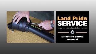 Driveline Shielding Removal  Land Pride Service [upl. by Foah235]