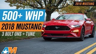 Hitting 500 RWHP NA In Our 2018 Ford Mustang GT With Bolt Ons [upl. by Fanestil754]