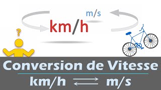 Conversion de Vitesse kmh ↔️ ms [upl. by Seagrave]