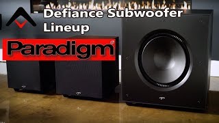 Paradigm Defiance Subwoofers Overview [upl. by Koerlin804]