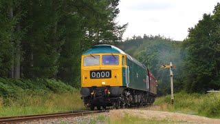 NYMR  Class 47 47077 North Star on the North Yorkshire Moors Railway [upl. by Maddy]