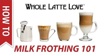 Milk Frothing for Beginners [upl. by Anitsirhk]