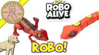 Zuru Robo Alive Snake amp Lizard  RealLife Robotic Pets  Butch Loves Them [upl. by Ferren]