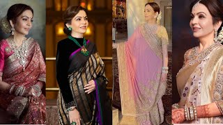 India’s Richest Saree Collectionquot nita ambani saree collection [upl. by Gwenora883]